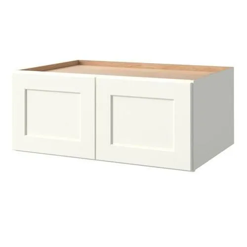 allen + roth Aveley 36-in W x 15.125-in H x 12-in D Linen Maple Door Wall Semi-Custom Cabinet, photo 9 of 9
