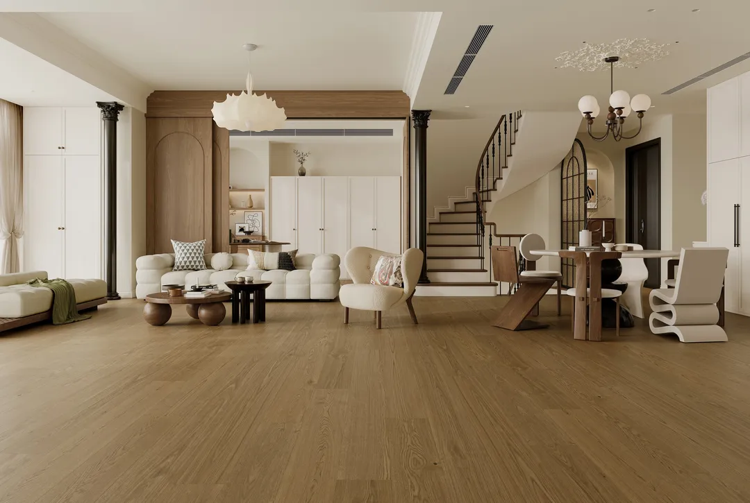 Element Flooring Sahara Logan European white oak 1/2-in T x 7-1/2-in W Wirebrushed Engineered Hardwood Flooring ( 31.09-sq ft / Carton ), photo 2 of 12
