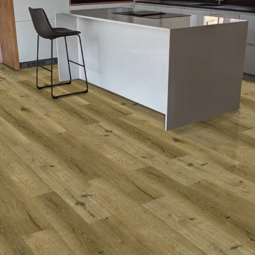 Deco Products HYDROSTOP 20-mil 7.1-in W x 48-in L Waterproof Interlocking Vinyl Plank, photo 3 of 48