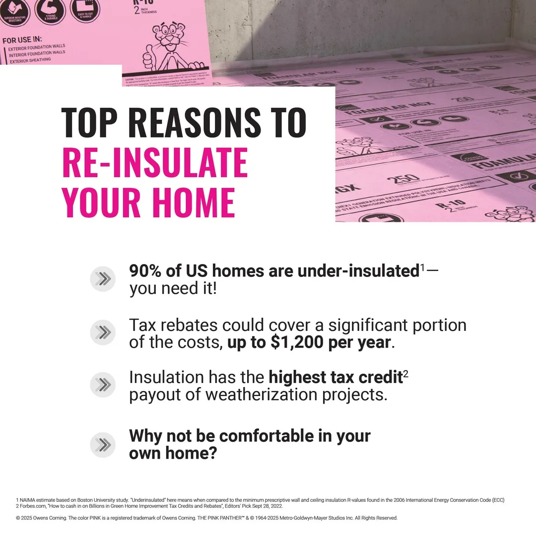 Owens Corning FOAMULAR 250 R-10 XPS Foam Board Insulation, 2 in. x 4 ft. x 8 ft, Tongue & Groove Edge, 25 PSI, photo 5 of 8