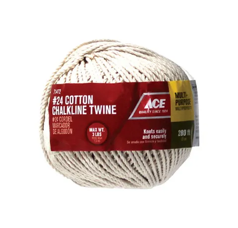 #24 Cotton Chalkline Twine, 280 ft, White