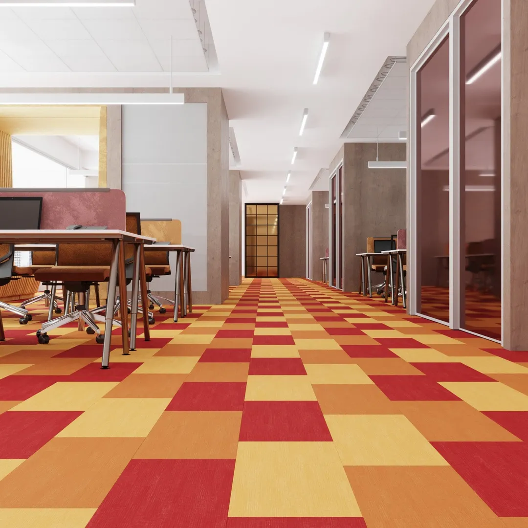 Lucida USA Poppy 28-mil x 12-in W Waterproof Patterned look Luxury Vinyl Tile Flooring ( 36-sq ft Carton ), photo 3 of 7