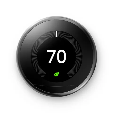 Nest Learning Thermostat 3rd Gen in Mirror Black