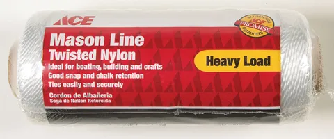 #21 x 430 ft White Twisted Nylon Mason Line