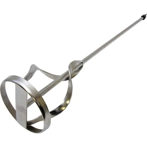 Steel Ribbon Mud Mixer 4 in wide · 24 in long