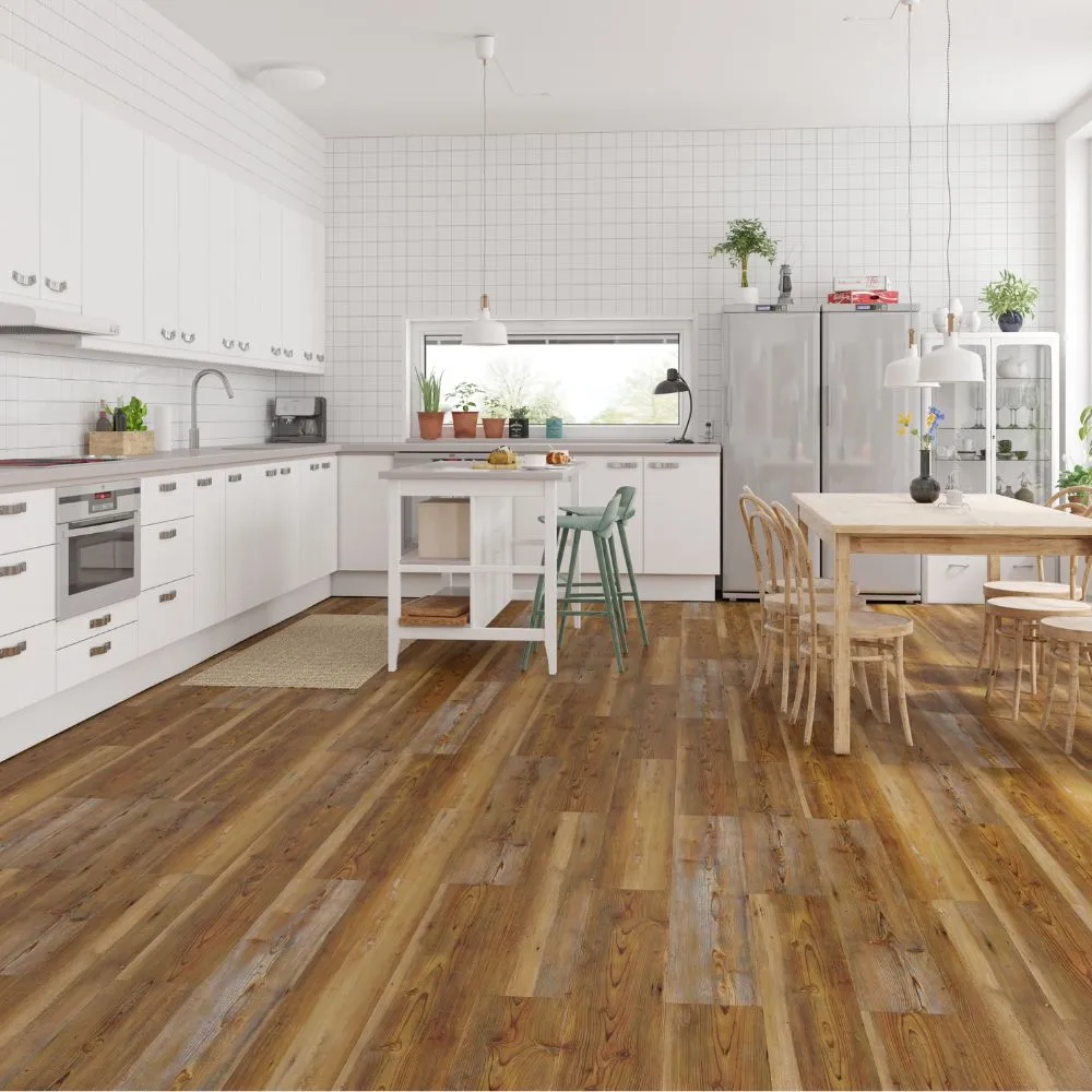 Deco Products HYDROSTOP 20-mil 7.1-in W x 48-in L Waterproof Interlocking Vinyl Plank, photo 6 of 48