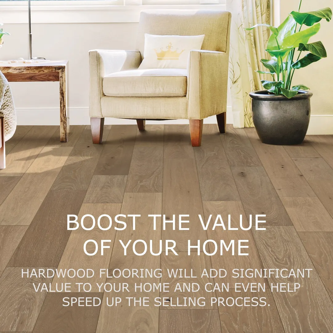 Element Flooring Sahara Logan European white oak 1/2-in T x 7-1/2-in W Wirebrushed Engineered Hardwood Flooring ( 31.09-sq ft / Carton ), photo 11 of 12