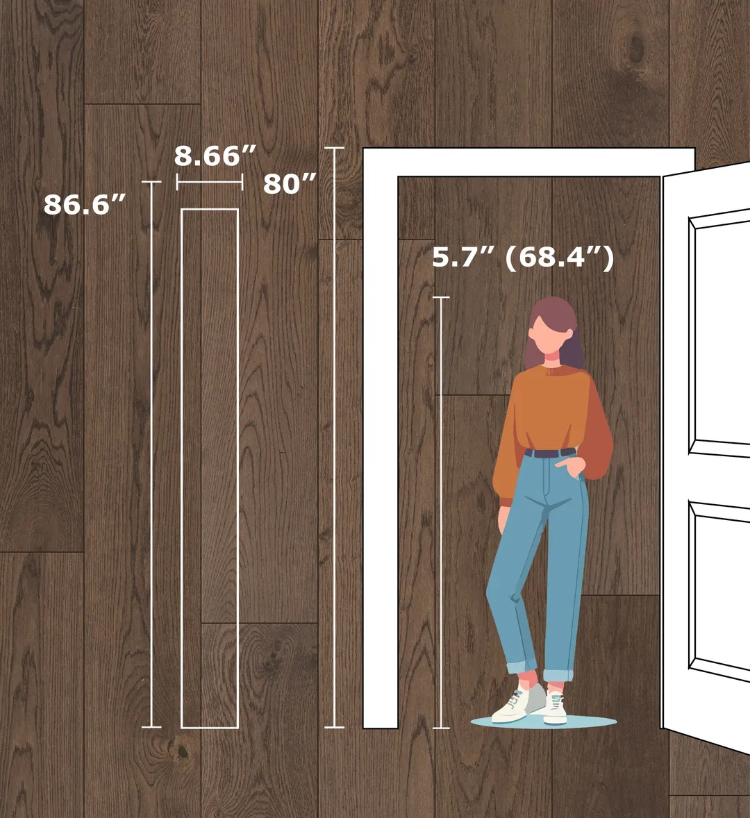 Element Flooring Irving Park Tonic European white oak 9/16-in T x 8-33/50-in W Water Resistant Wirebrushed Engineered Hardwood Flooring ( 31.25-sq ft / Carton ), photo 6 of 12