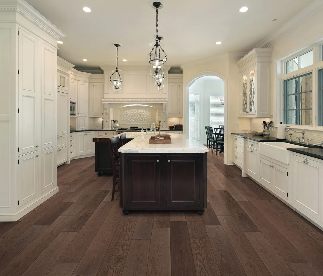 Element Flooring Irving Park Tonic European white oak 9/16-in T x 8-33/50-in W Water Resistant Wirebrushed Engineered Hardwood Flooring ( 31.25-sq ft / Carton ), photo 2 of 12