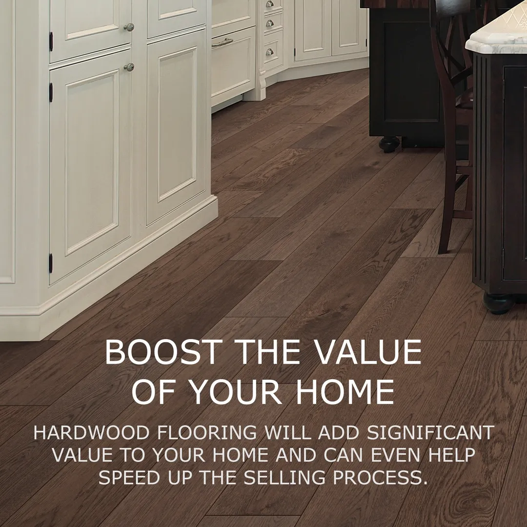 Element Flooring Irving Park Tonic European white oak 9/16-in T x 8-33/50-in W Water Resistant Wirebrushed Engineered Hardwood Flooring ( 31.25-sq ft / Carton ), photo 11 of 12