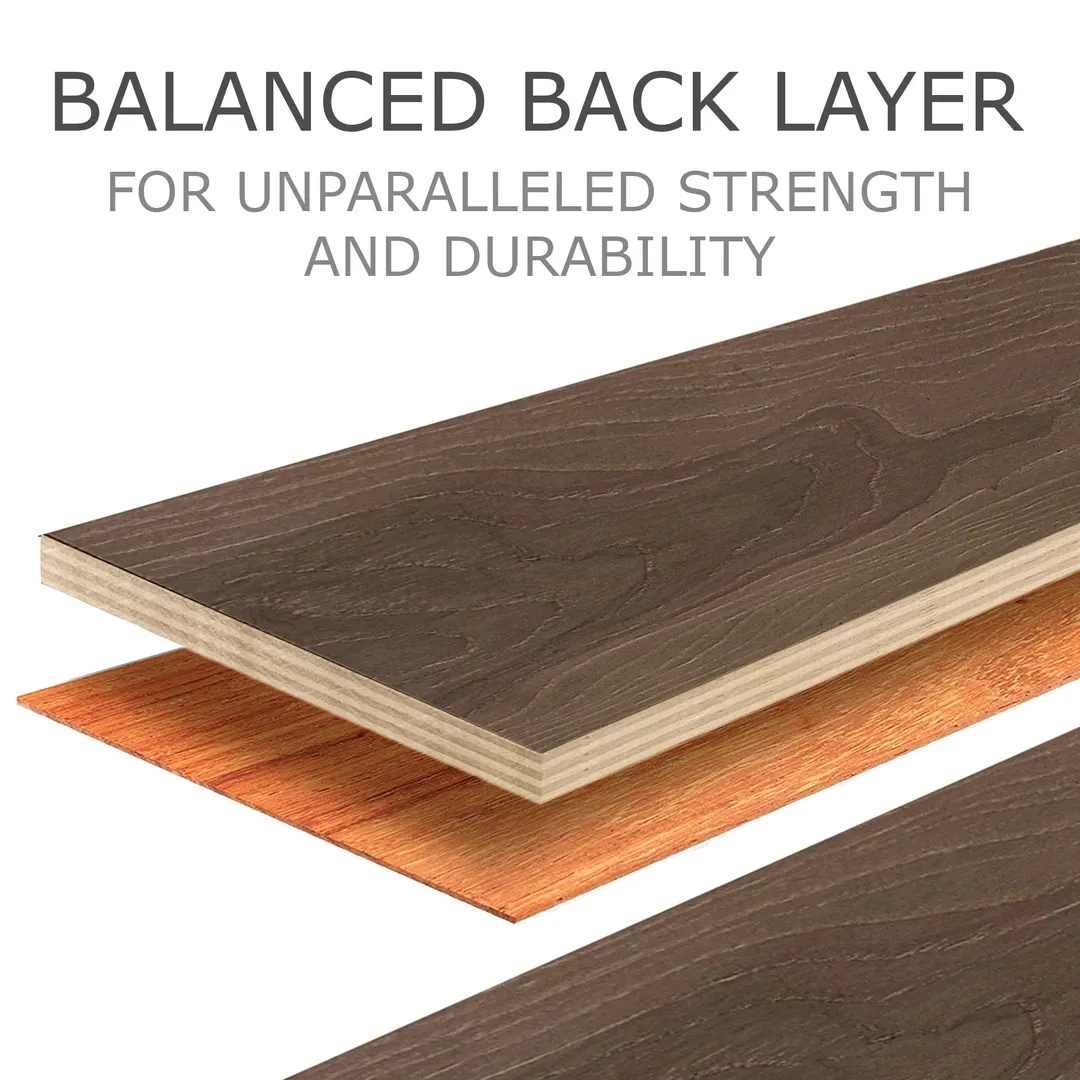 Element Flooring Irving Park Tonic European white oak 9/16-in T x 8-33/50-in W Water Resistant Wirebrushed Engineered Hardwood Flooring ( 31.25-sq ft / Carton ), photo 9 of 12