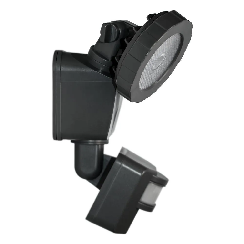 160-Degree Dark Grey Motion Activated Outdoor Integrated LED Flood Light with Wireless Smart Control, photo 4 of 6