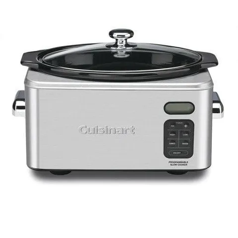 6.5-Quart Stainless Steel Rectangle Slow Cooker