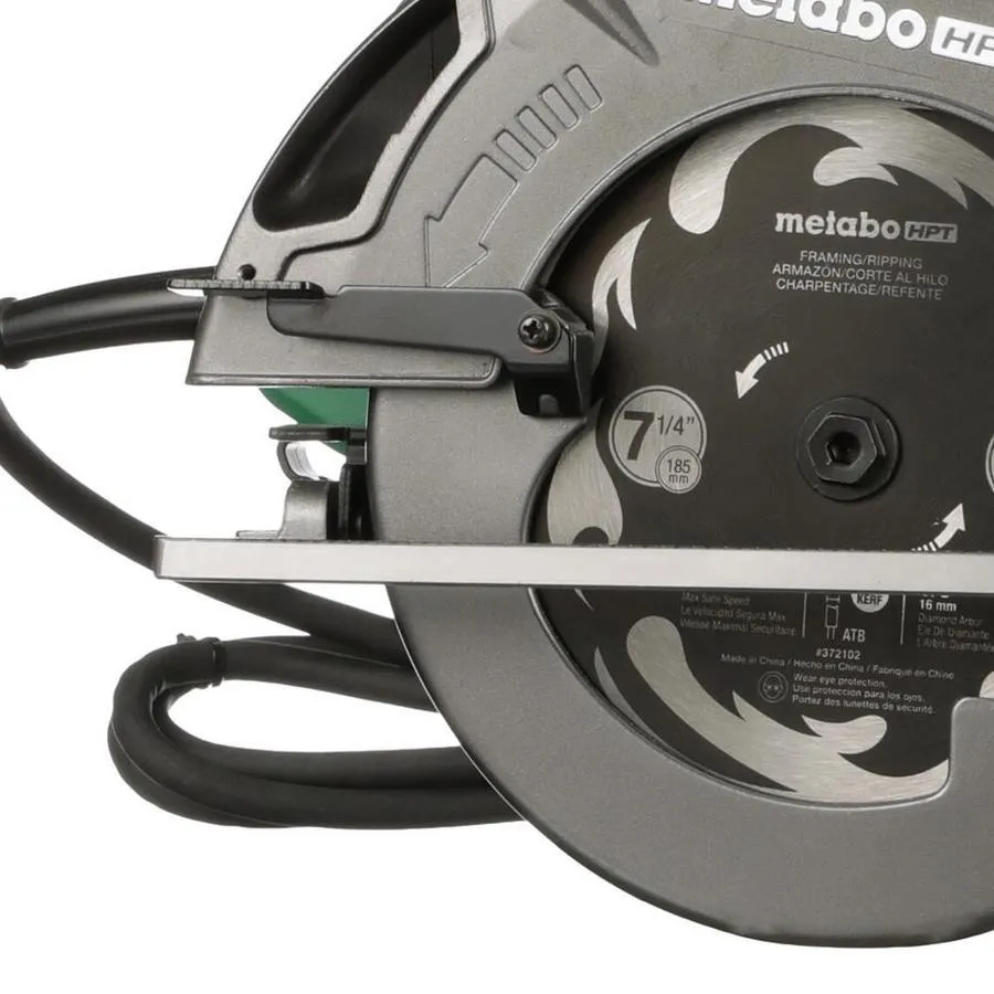Metabo HPT (was Hitachi Power Tools) 15-Amp 7-1/4-in Corded Circular Saw with Aluminum Shoe, photo 6 of 11
