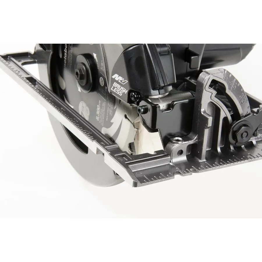Metabo HPT (was Hitachi Power Tools) MultiVolt 36-Volt 7-1/4-in Brushless Hybrid Cordless and Corded Circular Saw with Brake and Aluminum Alloy Die Casting Shoe, photo 6 of 13