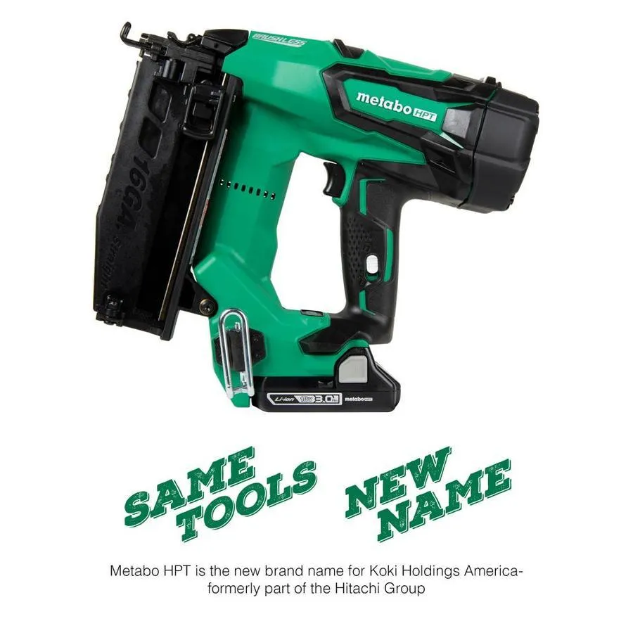 Metabo HPT (was Hitachi Power Tools) 2.5-in 16-Gauge 18-Volt Cordless Finish Nailer, photo 8 of 9