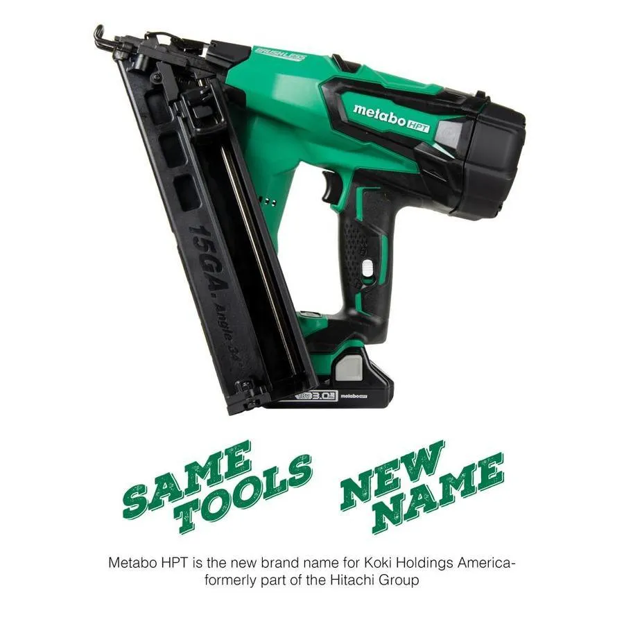 Metabo HPT (was Hitachi Power Tools) 2.5-in 15-Gauge 18-Volt Cordless Finish Nailer, photo 7 of 8