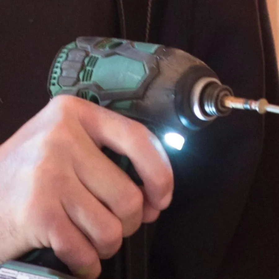 Metabo HPT (was Hitachi Power Tools) MultiVolt 36-Volt 1/4-in; 1/2-in Variable Speed Brushless Hybrid Cordless and Corded Impact Driver, photo 8 of 10