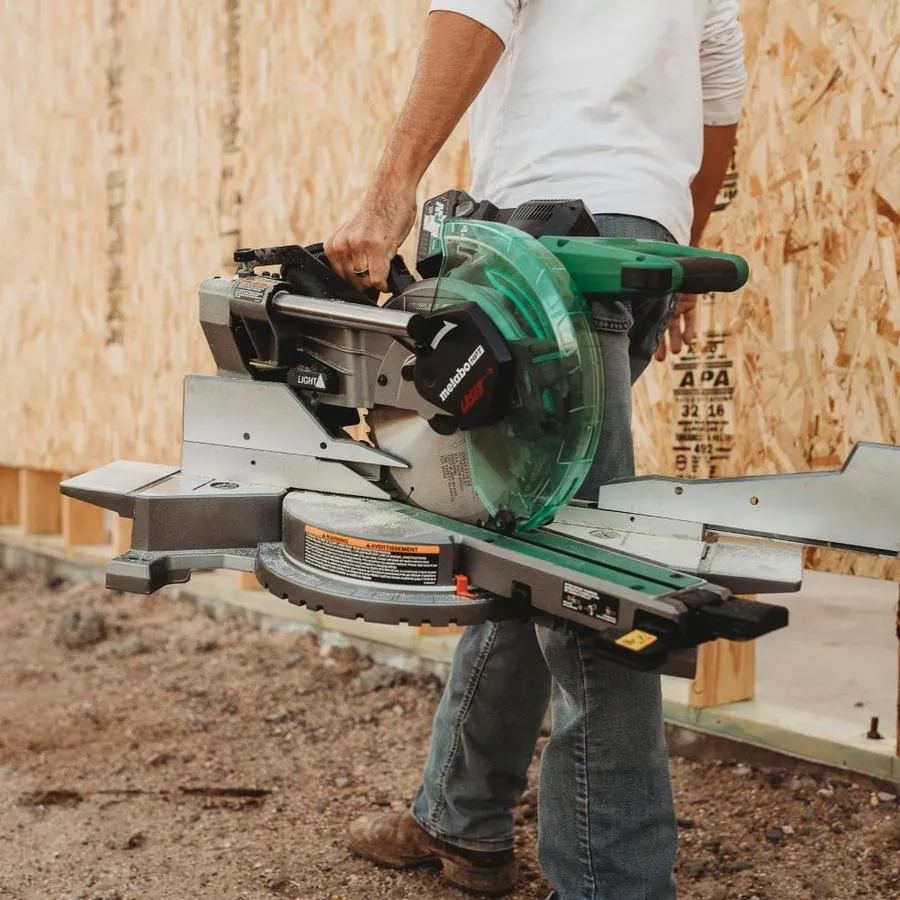 Metabo HPT (was Hitachi Power Tools) MultiVolt 10-in 15-Amp 36-Volt Dual Bevel Sliding Compound Hybrid Cordless and Corded Miter Saw, photo 6 of 18