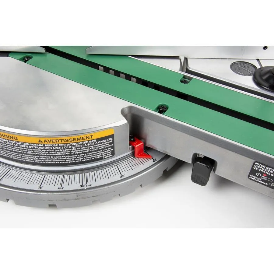 Metabo HPT (was Hitachi Power Tools) MultiVolt 10-in 15-Amp 36-Volt Dual Bevel Sliding Compound Hybrid Cordless and Corded Miter Saw, photo 8 of 18