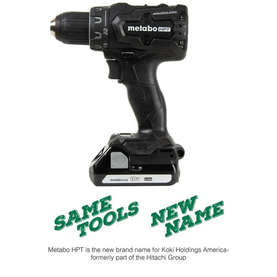 Metabo HPT (was Hitachi Power Tools) 18-Volt 1/2-in Brushless Cordless Drill (Charger Included and 1-Battery Included), photo 9 of 10