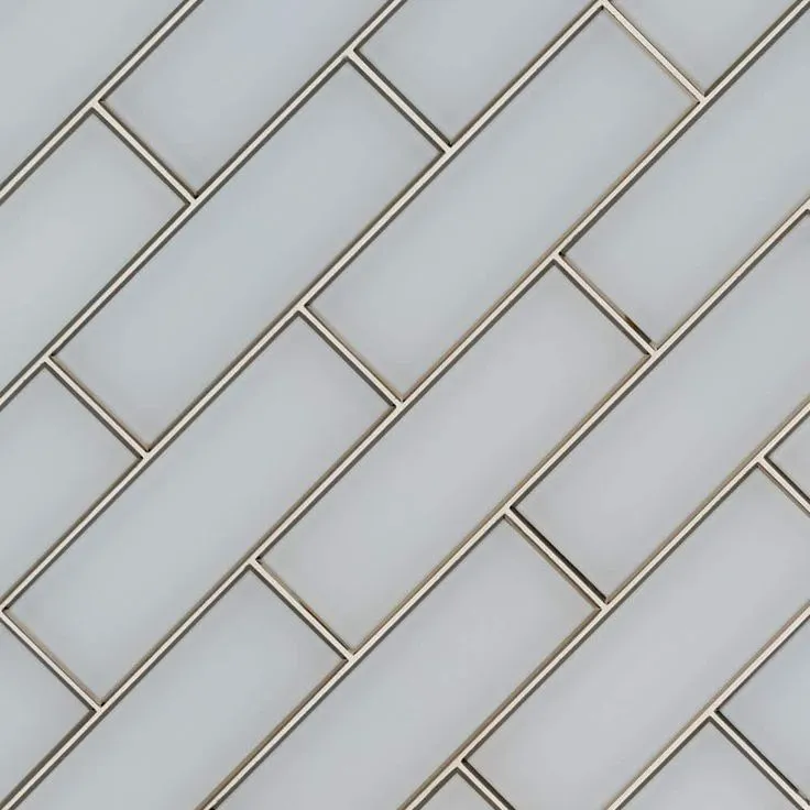 MSI Ice Bevel 4 in. x 12 in. Matte Glass White Subway Tile (5 sq. ft./case), photo 3 of 4