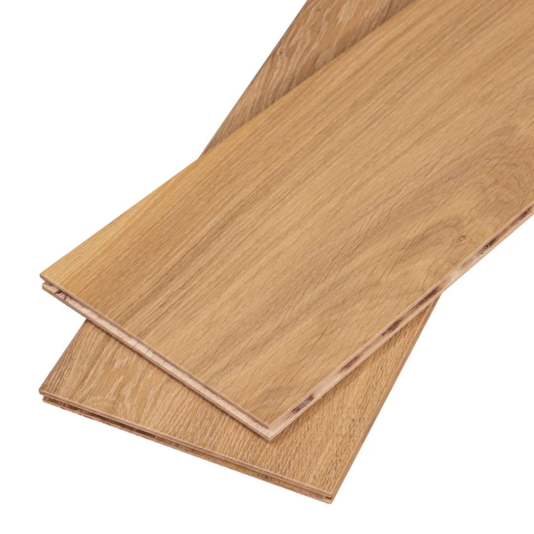 CALI Cellar Vintner Gold European white oak 1/2-in T x 7-55/64-in W Wirebrushed Engineered Hardwood Flooring ( 31-sq ft / Carton ), photo 3 of 8