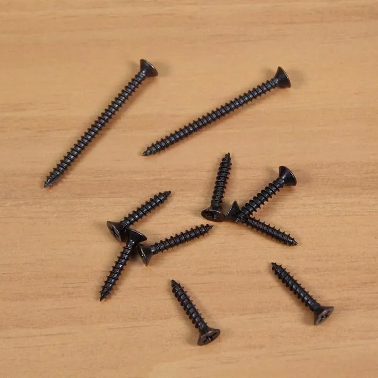 #9 x 1 in. and #9 x 2-1/4 in. Phillips Flat-Head Oil Rubbed Bronze Door Hinge Wood Screw Kit (21-Pack), photo 4 of 7