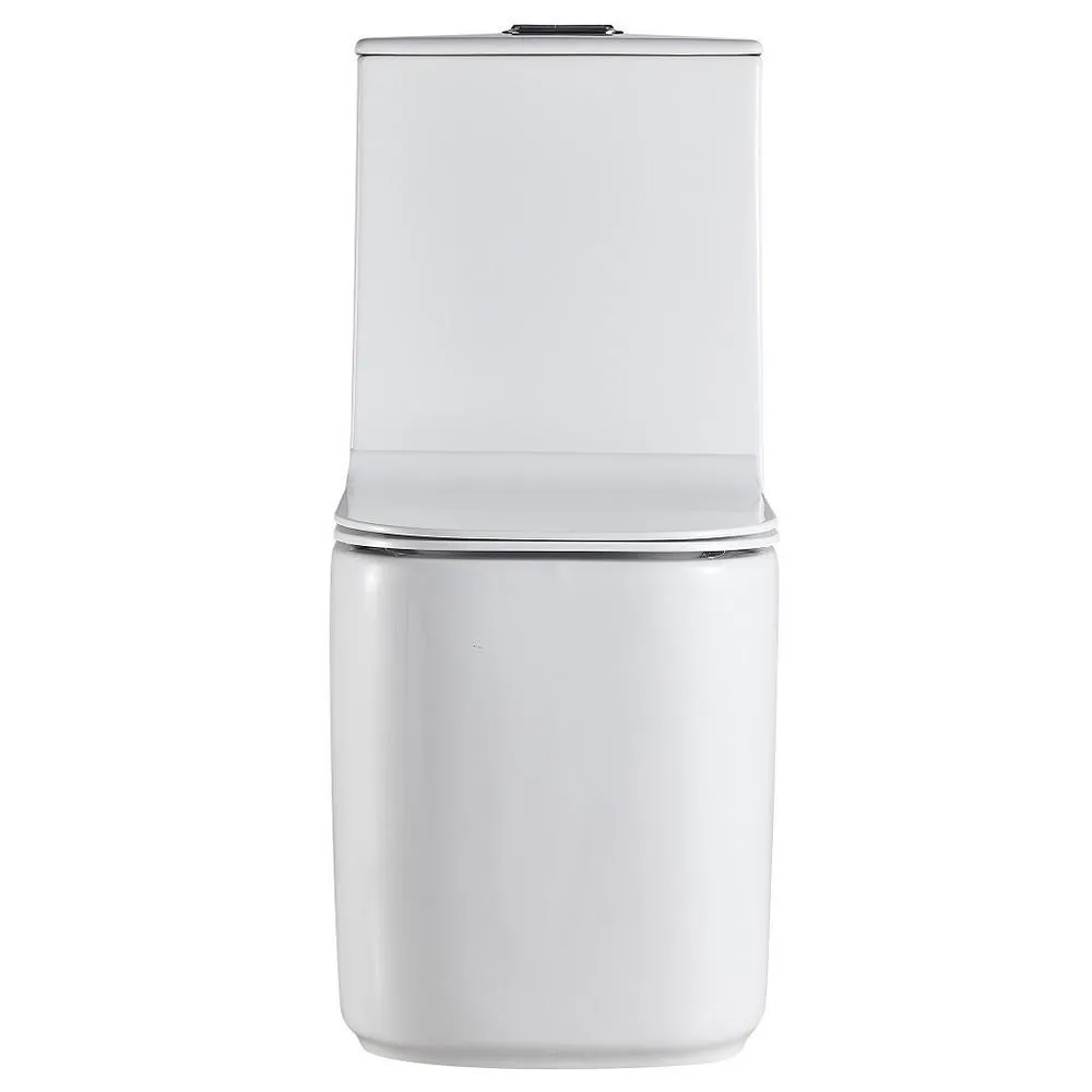 1-Piece 1.28 GPF Dual Flush High Efficiency Elongated Toilet in White, Seat Included, photo 3 of 6