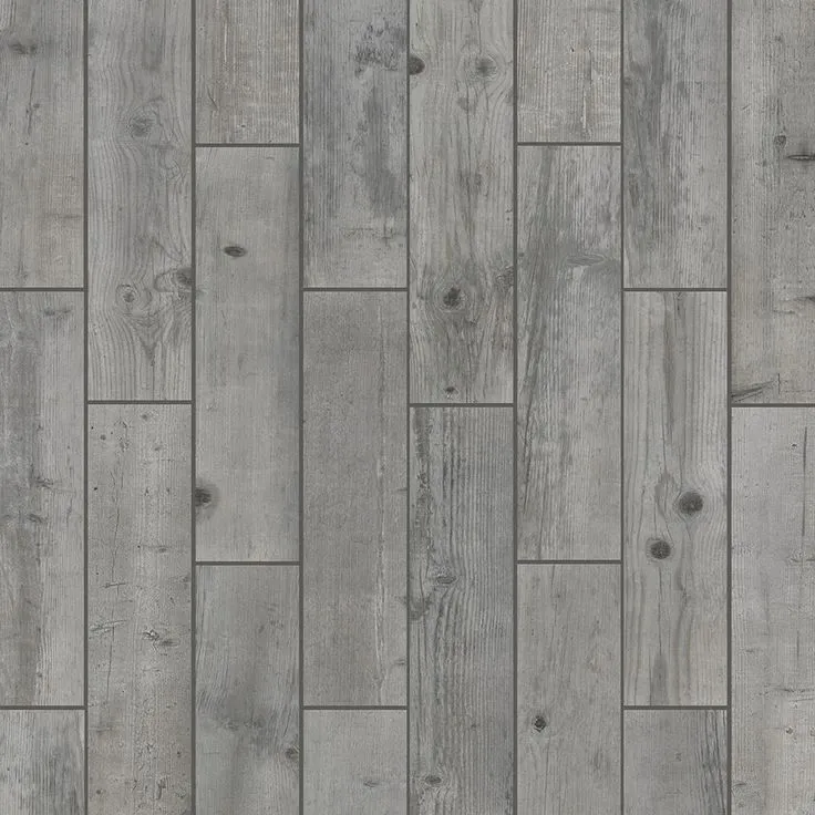 Florida Tile Home Collection Timber Grey 6 in. x 24 in. Porcelain Floor and Wall Tile (14 sq. ft. / case), photo 3 of 8