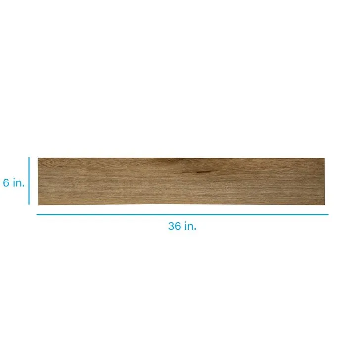 Style Selections Barley Oak 3-mil x 6-in W x 36-in L Water Resistant Peel and Stick Luxury Vinyl Plank Flooring, photo 3 of 7