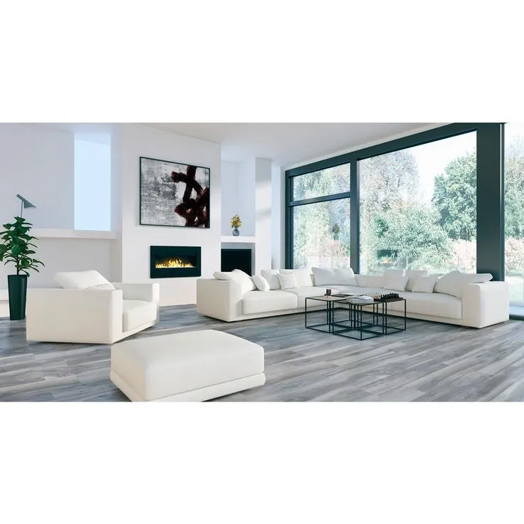 Florida Tile Home Collection Outer Banks Blue 8 in. x 36 in. Matte Porcelain Floor and Wall Tile (367.2 sq. ft. / Pallet), photo 7 of 7