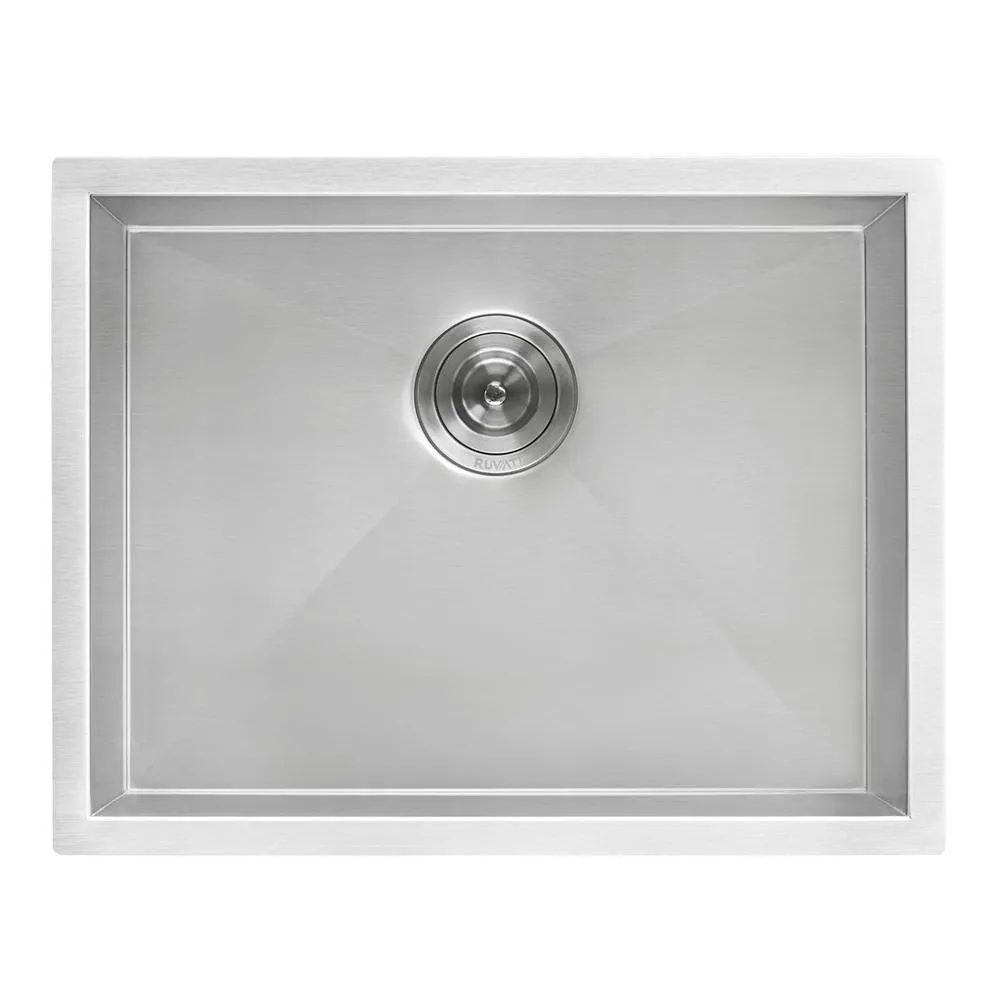21 in. x 18 in. x 12 in. 16-Gauge Stainless Steel Undermount Deep-Laundry Utility Sink, photo 9 of 13