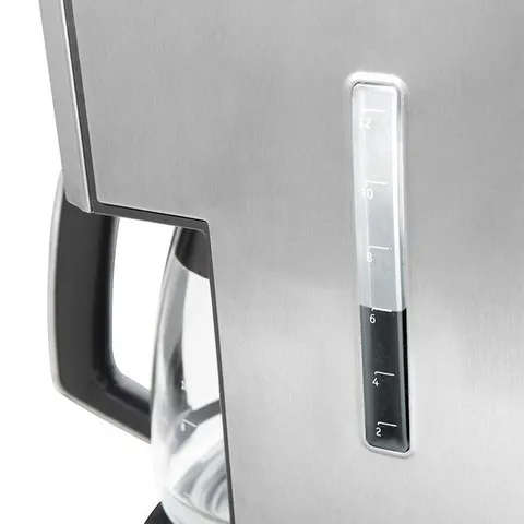 Professional 12-Cup Silver Residential Drip Coffee Maker