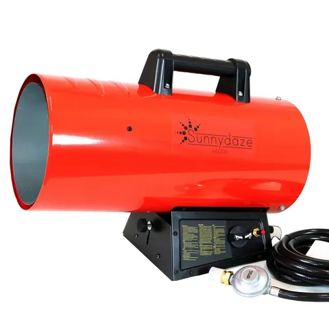 85,000 BTU Forced Air Propane Space Heater with Overheat Auto-Shutoff