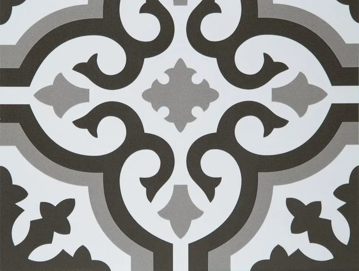 Style Selections Charlotte Deco 3-mil x 12-in W x 12-in L Water Resistant Peel and Stick Luxury Vinyl Tile Flooring, photo 5 of 8