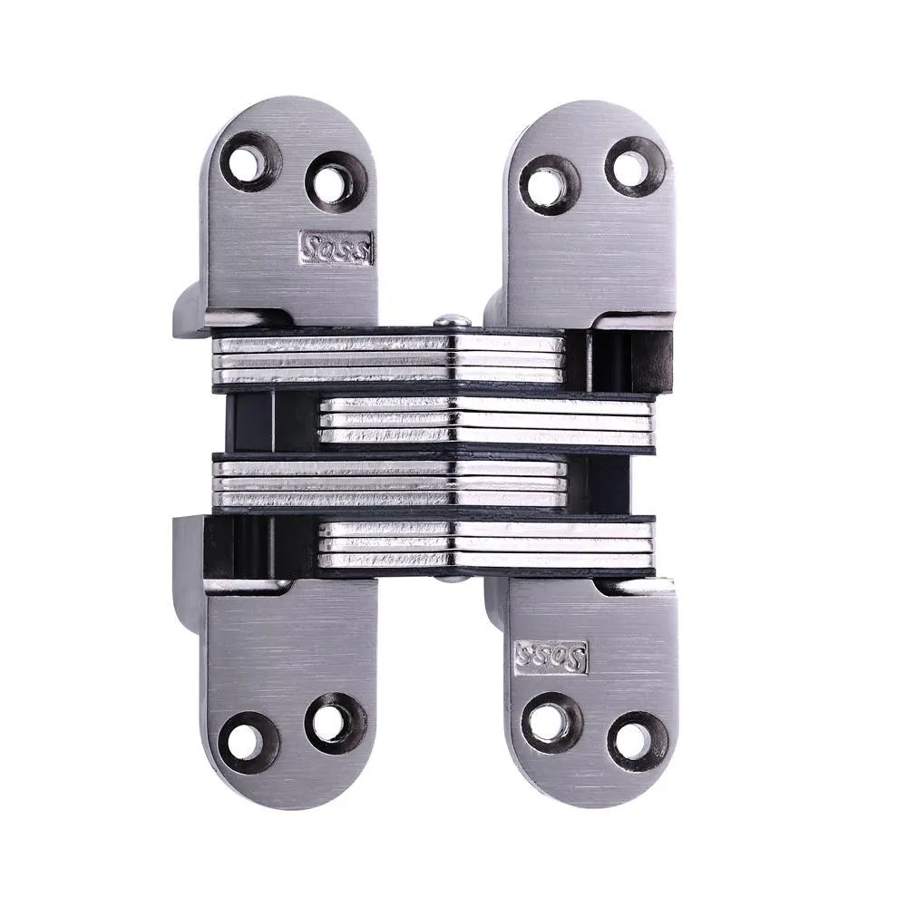1-1/8 in. x 4-5/8 in. Satin Brass Invisible Hinge, photo 9 of 14
