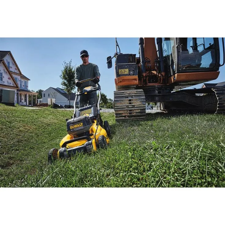 DEWALT 20 in. 20V MAX Lithium-Ion Cordless Walk Behind Push Lawn Mower with (2) 5.0Ah Batteries and Charger Included, photo 4 of 11