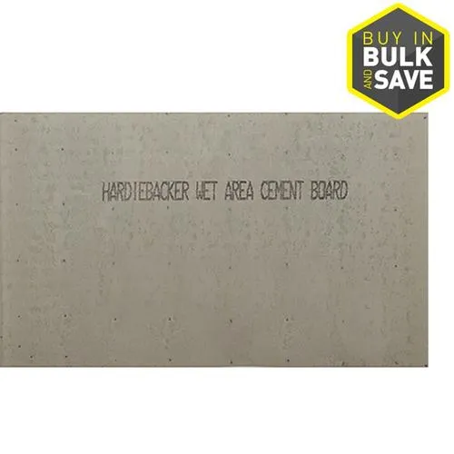 James Hardie 0.42-in x 36-in x 60-in HardieBacker Fiber Cement Backer Board, photo 8 of 9