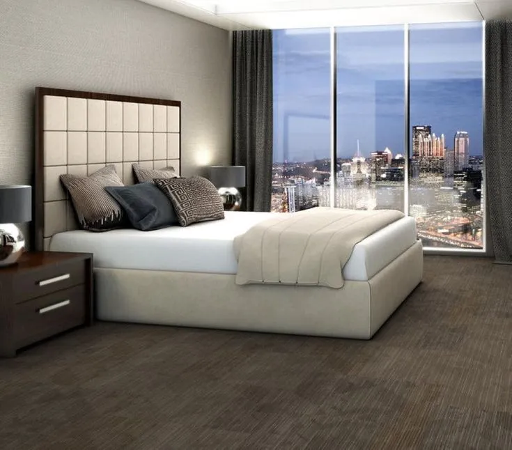 Shaw One Up 24-in x 24-in Newsfeed Multi-level Loop Full Spread Adhesive Carpet Tile (79.99-sq ft), photo 4 of 8
