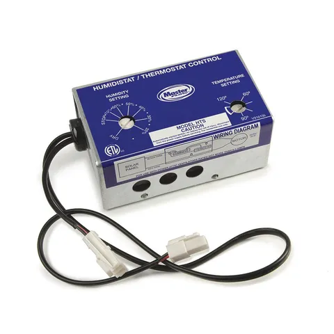 Manually Adjustable Humidistat/Thermostat Control for PGSOLAR/PRSOLAR Series Vents