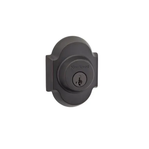 Austin Venetian Bronze Single Cylinder Deadbolt featuring SmartKey Security with Microban Antimicrobial Technology