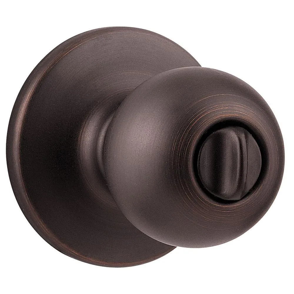 Polo Satin Nickel Bed/Bath Door Knob Featuring Microban Antimicrobial Technology, photo 10 of 11
