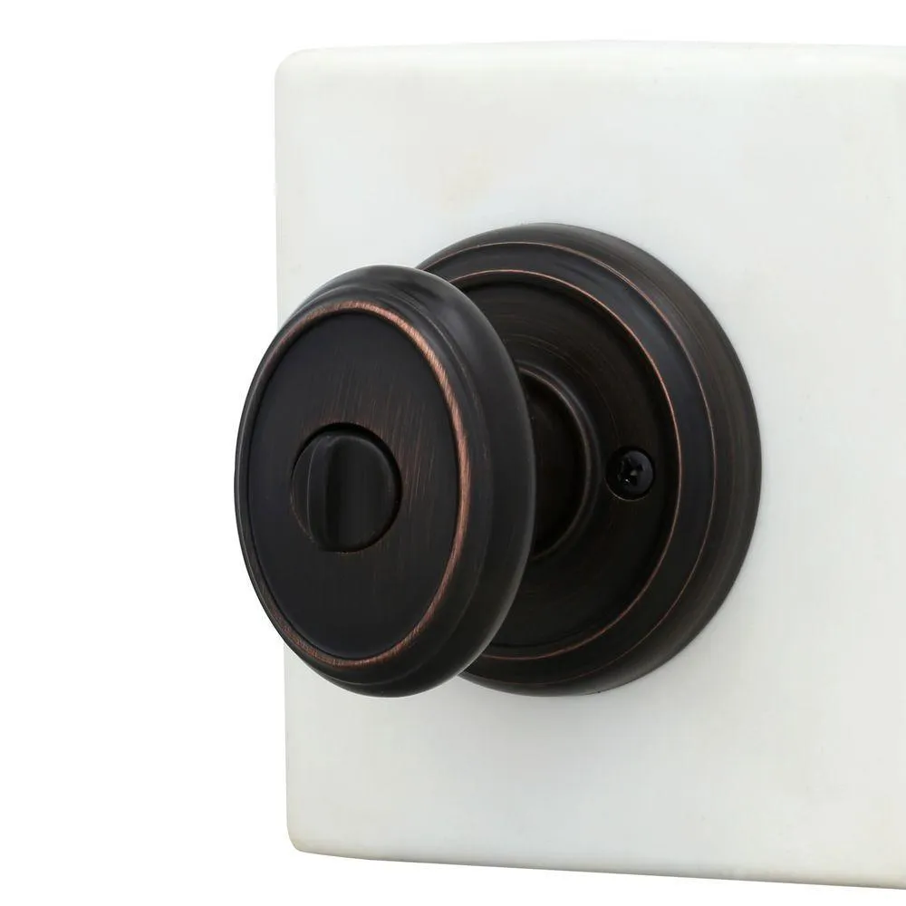 Prestige Carnaby Venetian Bronze Bed/Bath Door Knob, photo 3 of 10