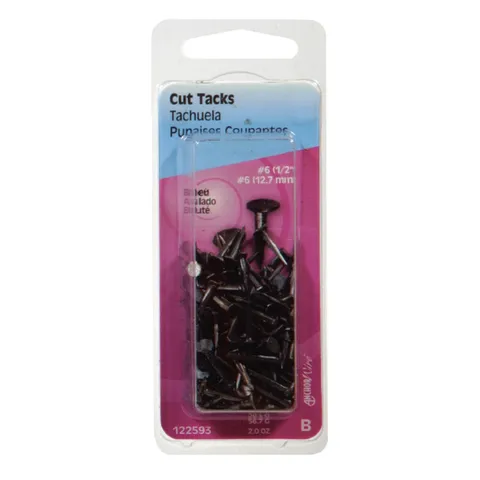 No. 6 × 1/2 in Blue Steel Cut Tacks