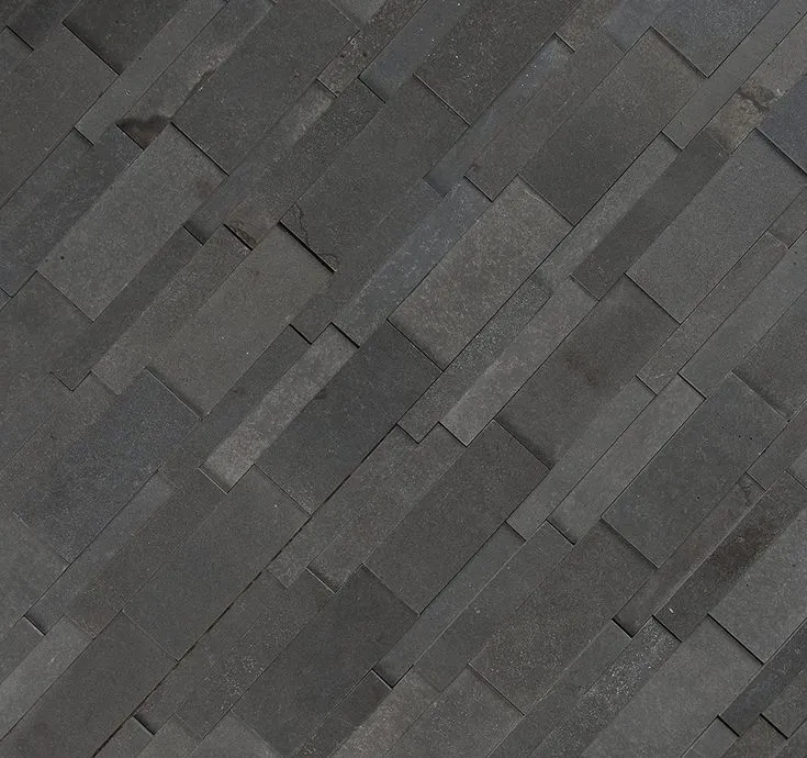 MSI Neptune 3D 12 in. x 12 in. x 10mm Honed Basalt Mesh-Mounted Mosaic Tile (10 sq. ft. / case), photo 3 of 4