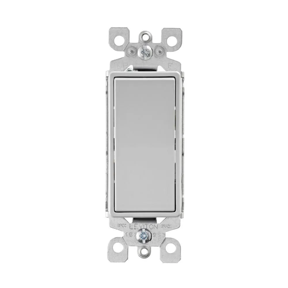 Decora 15 Amp 3-Way Specialty Light Switch, White (10-Pack), photo 7 of 8