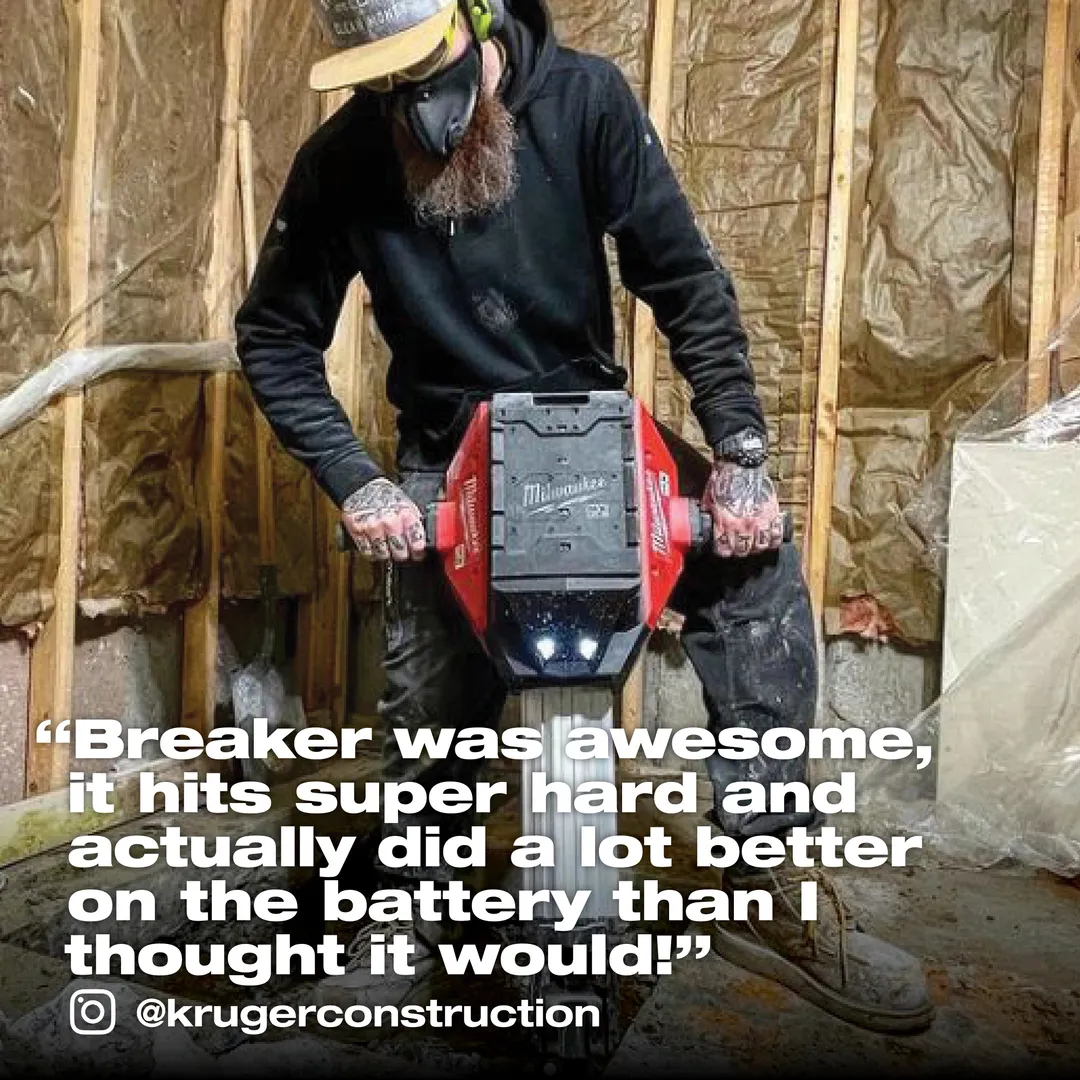 Milwaukee MX FUEL Lithium‑Ion Cordless 25 x 32 1-1/8 in. Breaker Kit with M18 FUEL 1 in. SDS‑Plus Rotary Hammer & Dust Extractor Kit, photo 2 of 2