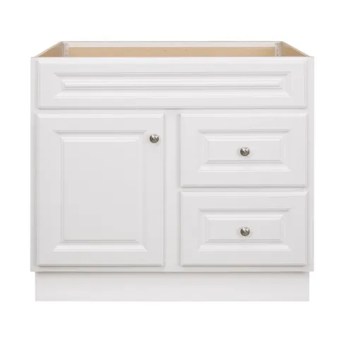 Hampton 36 in wide · 21 in deep · 33.5 in high Bathroom Vanity Cabinet Only in White