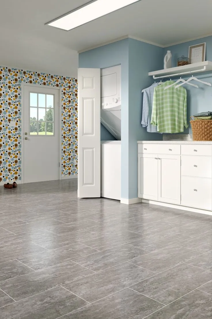 Style Selections Waverly Travertine 4-mil x 12-in W x 24-in L Groutable Water Resistant Peel and Stick Luxury Vinyl Tile Flooring, photo 6 of 8